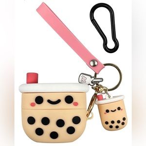 case for AirPods Pro 2nd generation bubble tea figure